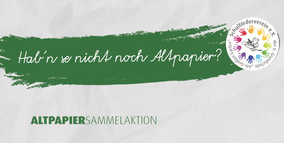 Altpapier-Sammel-Aktion